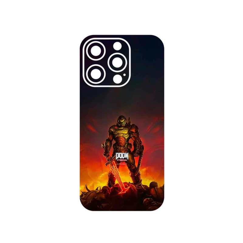 برچسب پوششی ماهوت مدل DOOM Game Series مناسب برای گوشی موبایل اپل iPhone 14 Pro