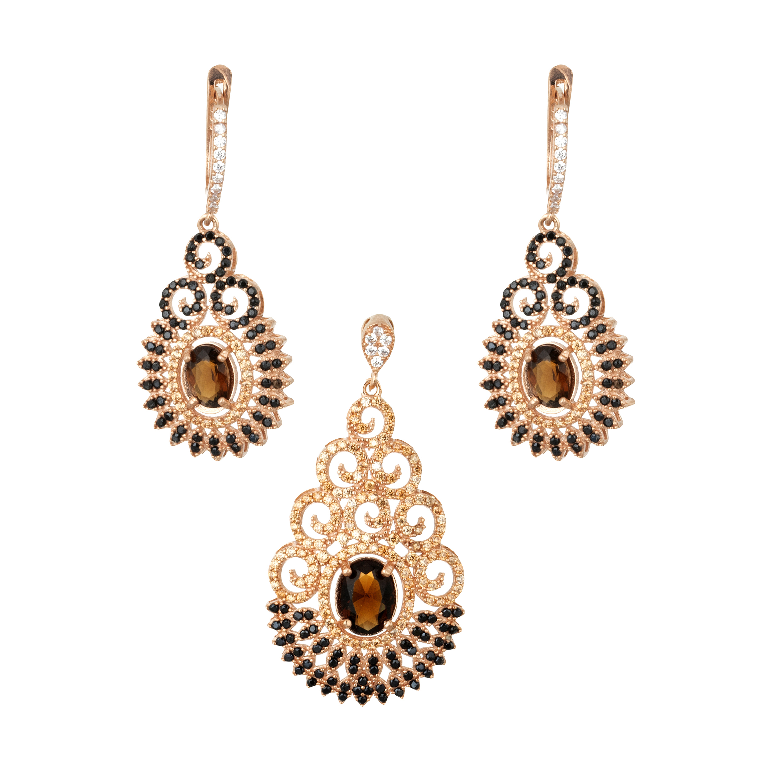 نیم ست نقره زنانه سینانر مدل SNR-R053