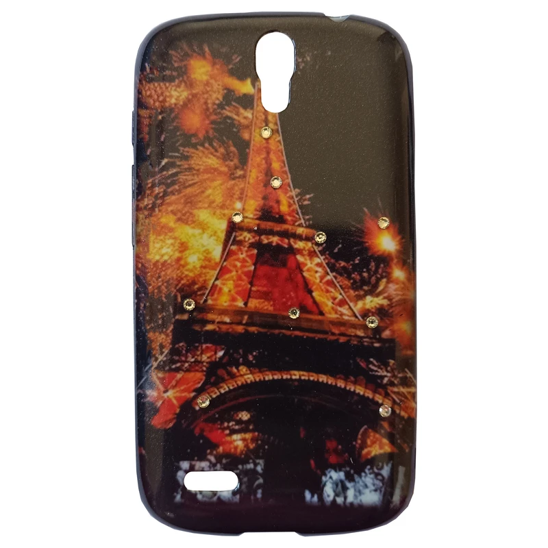 کاور مدل ژله ای طرح برج Eiffel مناسب برای گوشی موبایل هوآوی G610