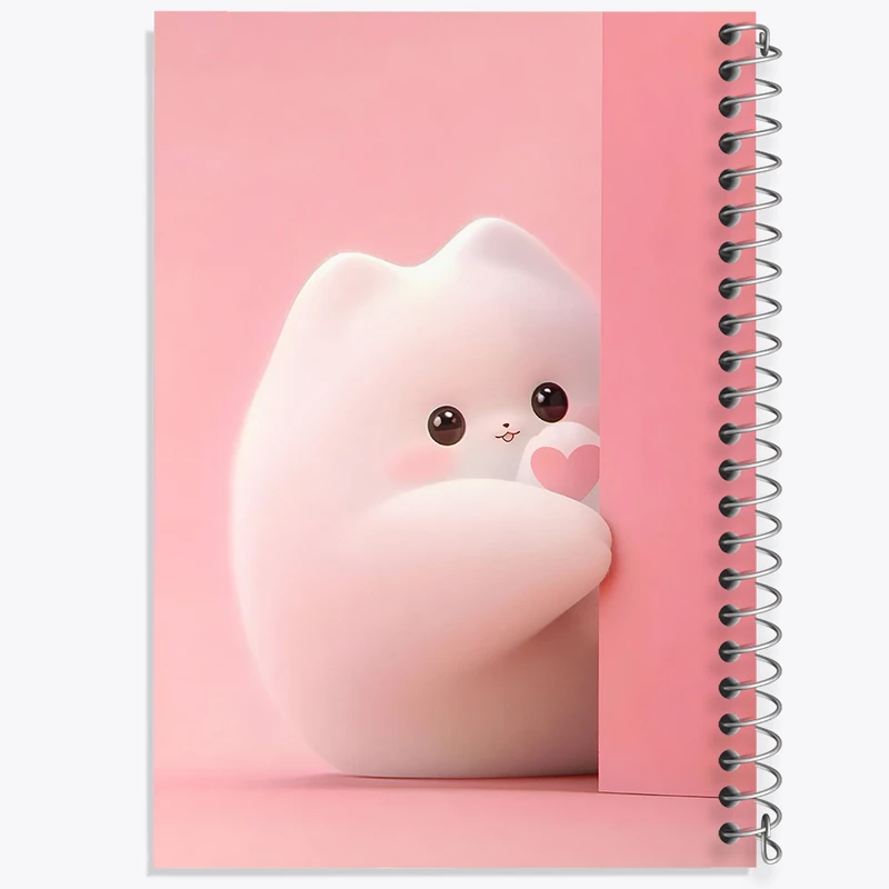 دفتر لیست خرید 50 برگ خندالو طرح گربه کیوت کد N4096