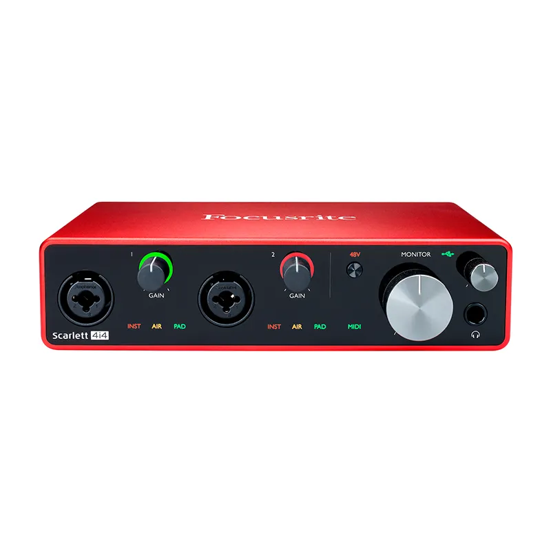 کارت صدا فوکوس رایت مدل Scarlett 4i4 3rd Gen