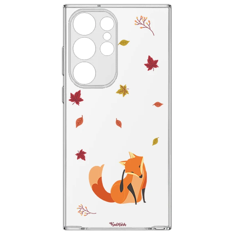کاور طرح روباه مناسب برای گوشی موبایل سامسونگ Galaxy S25 Ultra