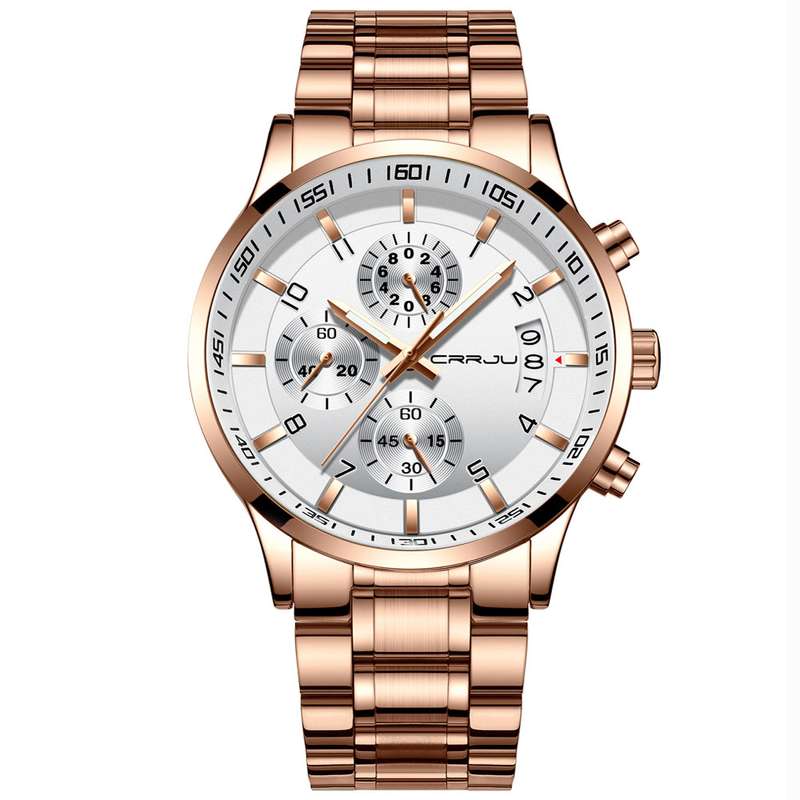 ساعت مچی عقربه‌ای مردانه سی آر آر جی یو مدل rose2214a