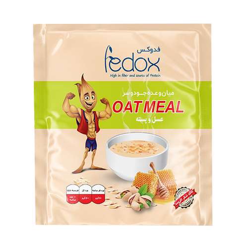 جو دوسر پرک پسته و عسل اوتمیل فدوکس - 500 گرم