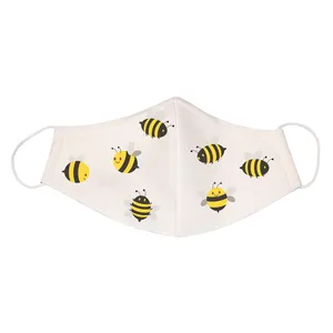 ماسک پارچه ای بچگانه طرح زنبور مدل 03