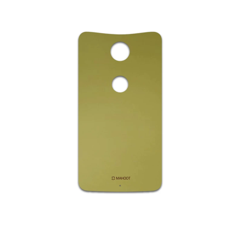 برچسب پوششی ماهوت مدل Matte-Gold مناسب برای گوشی موبایل گوگل Nexus 6