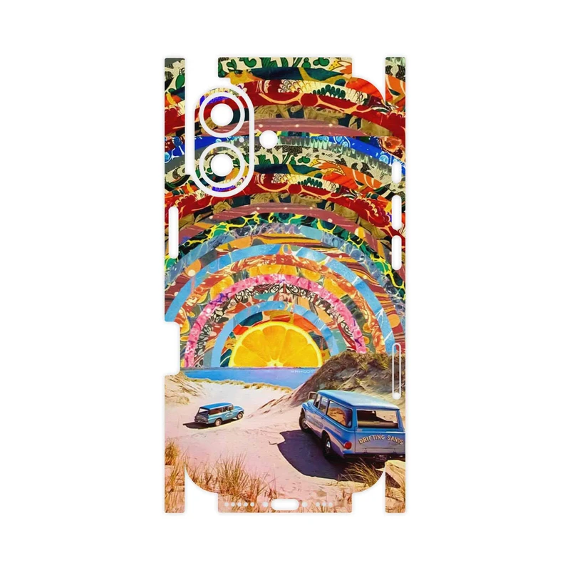 برچسب پوششی ماهوت مدل Collage of Orange Sky-FullSkin مناسب برای گوشی موبایل اپل iPhone 16