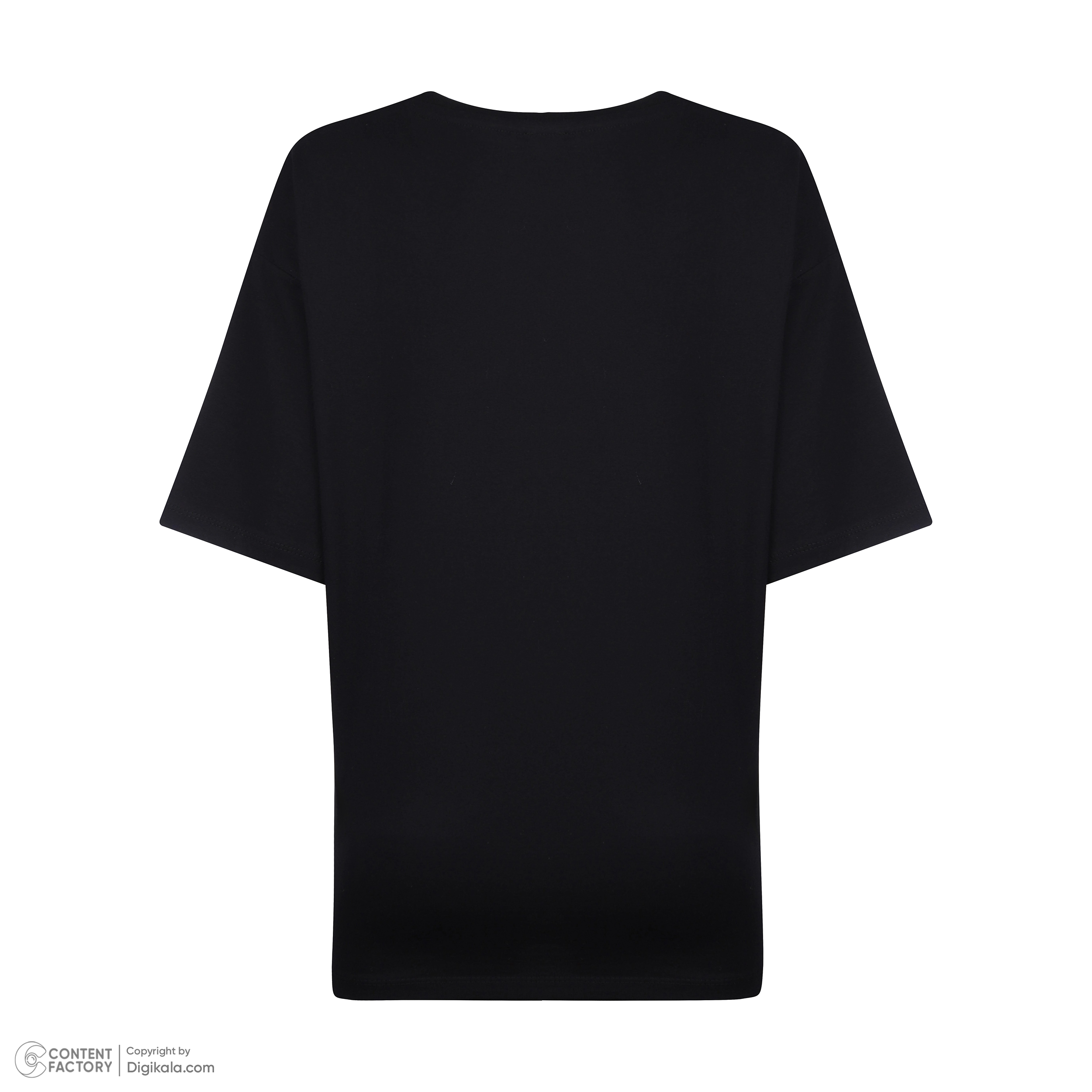 تی شرت آستین کوتاه زنانه نیزل مدل 0683-002 رنگ مشکی -  - 4