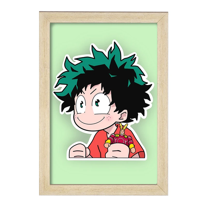 تابلو خندالو مدل ایزوکو میدوریا انیمه آکادمی قهرمان من My Hero Academia  کد 10073