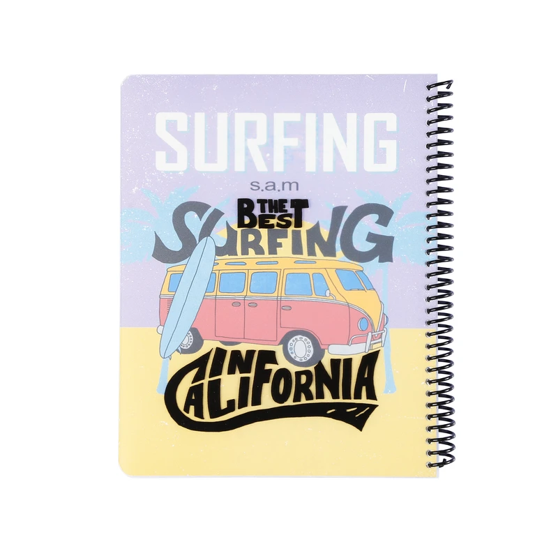 دفتر مشق 200 برگ سم مدل سه بعدی طرح Surfing