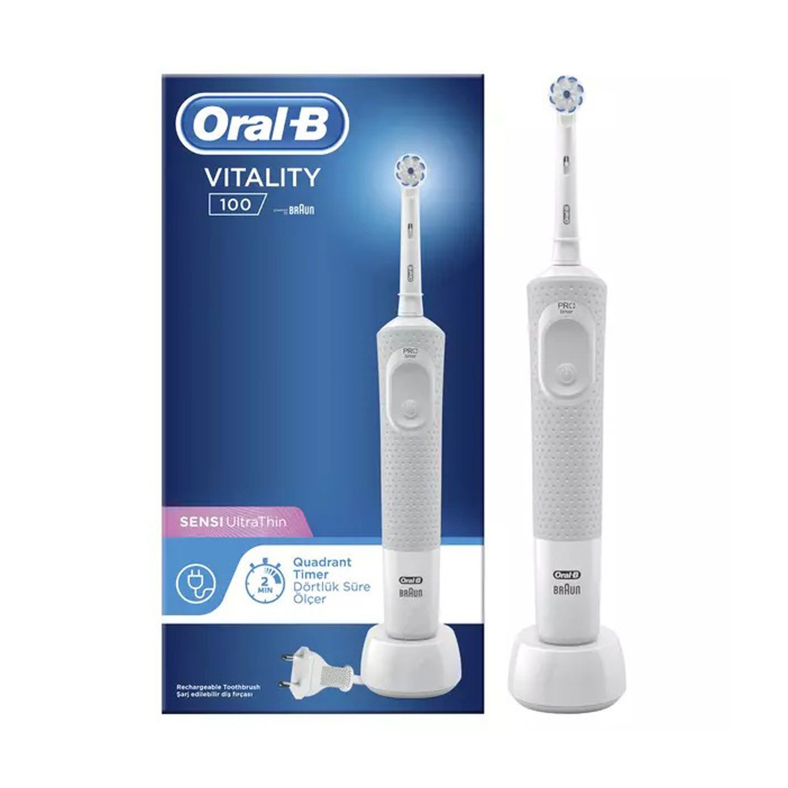 مسواک برقی اورال-بی مدل Sensi Ultrathin Vitality 100 -  - 1