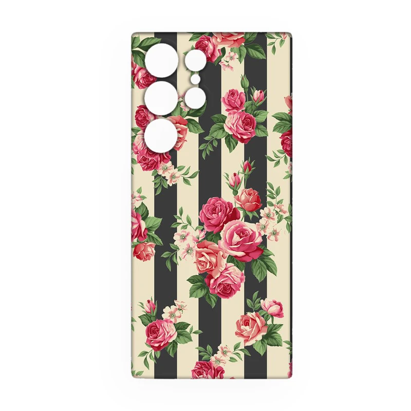 کاور طرح گل کد 38 مناسب برای گوشی موبایل سامسونگ Galaxy S21 Ultra