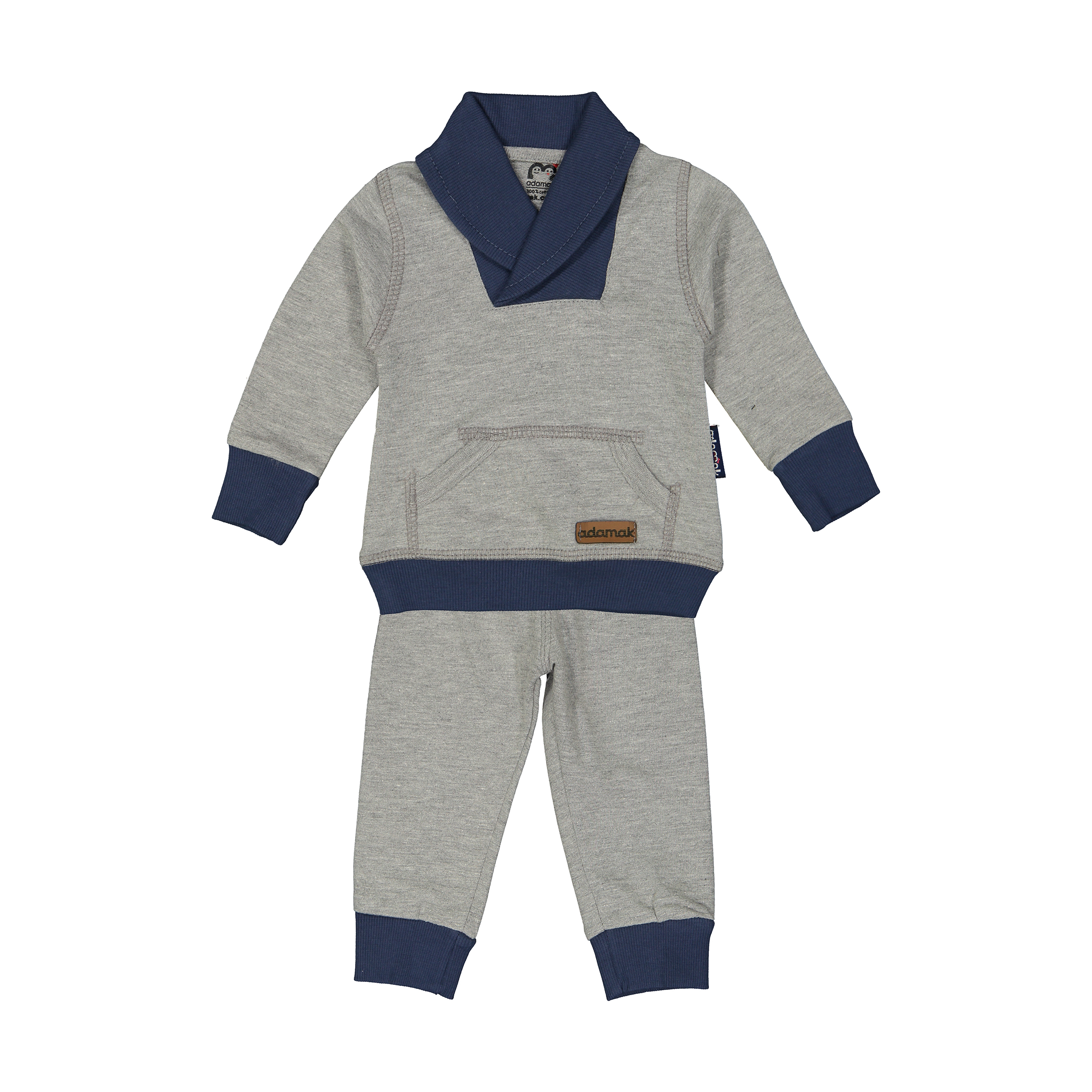 ست سویشرت و شلوار نوزادی پسرانه آدمک مدل 2171114-90
