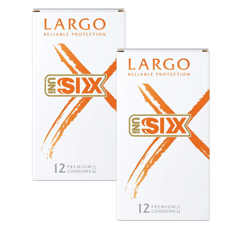 کاندوم سیکس مدل Largo دو بسته 12 عددی