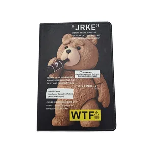 کیف کلاسوری مدل هپی تایم طرح تد مهربان مناسب برای تبلت اپل ipad pro 10.2/10.5