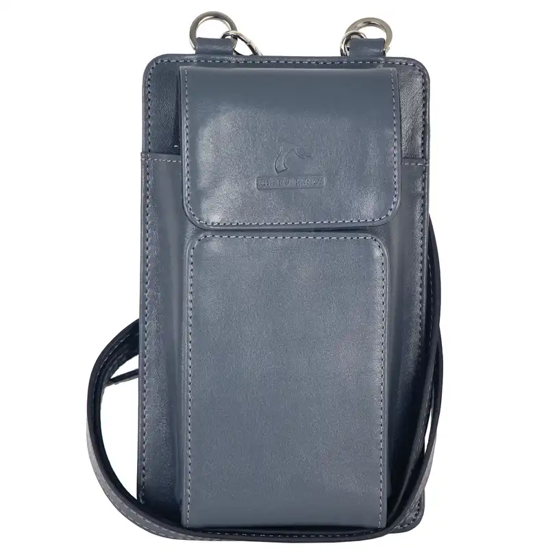 کیف گردنی چرم بارز مدل DG73