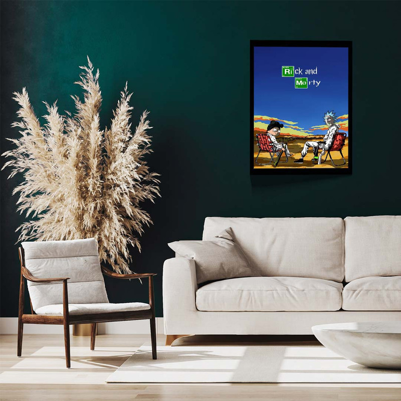 تابلو مدل Rick & Morty کد F-1050