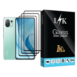 LKG LK Glass MIX003 Screen Protector For Xiaomi Mi 11 Lite 5G Pack Of 3