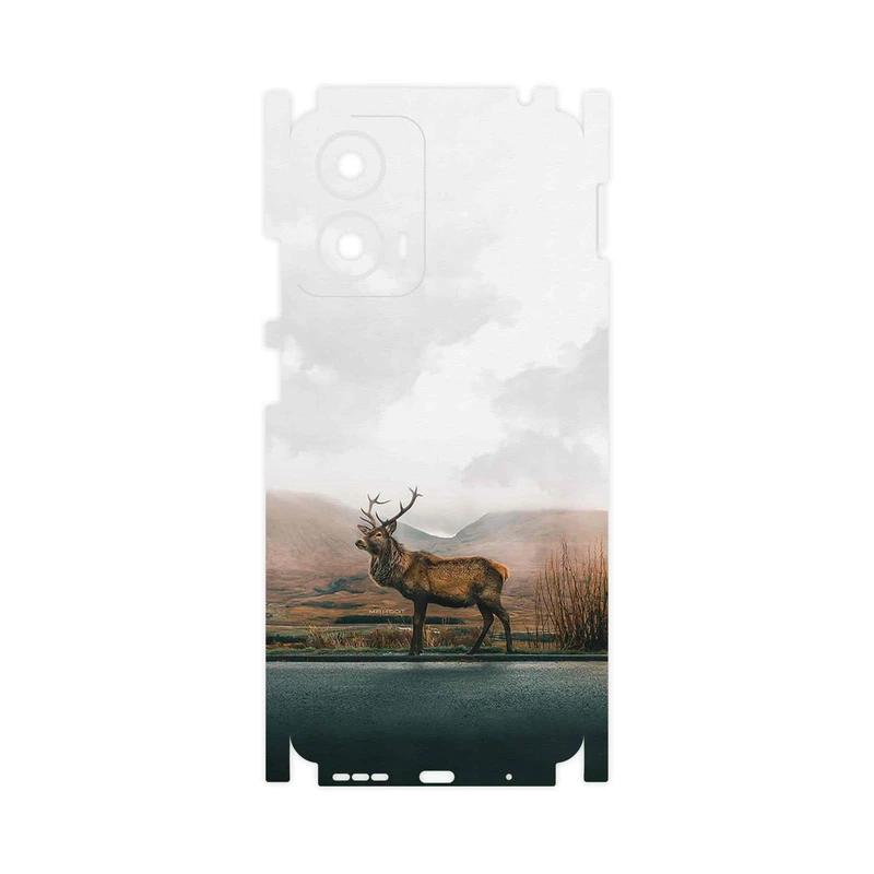 برچسب پوششی ماهوت مدل Horned_Deer-FullSkin مناسب برای گوشی موبایل موتورولا Moto G24