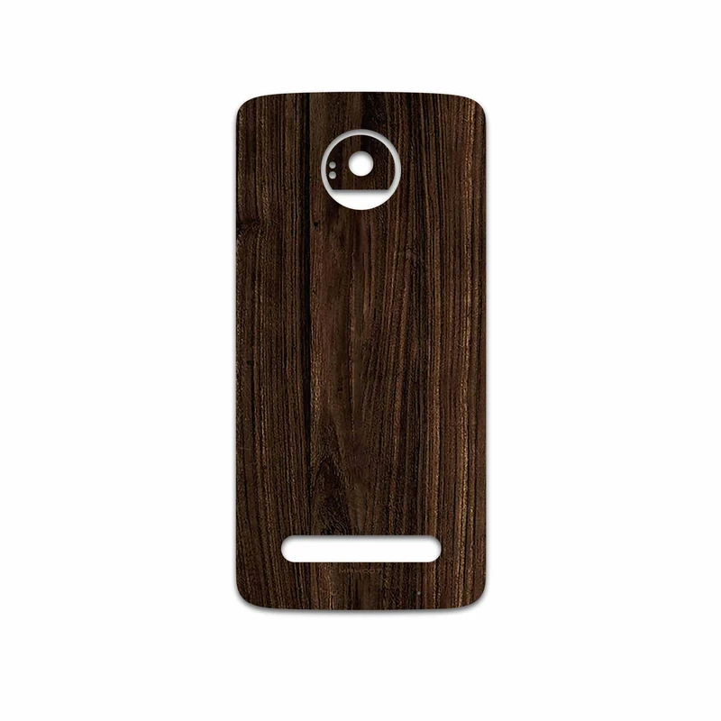 برچسب پوششی ماهوت مدل Dark Walnut Wood مناسب برای گوشی موبایل موتورولا Moto Z2 Play