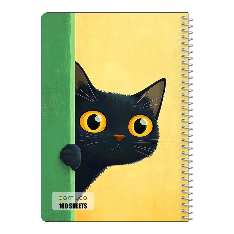 دفتر مشق 100 برگ سیمی کارنیکا طرح گربه Cat کد 49499