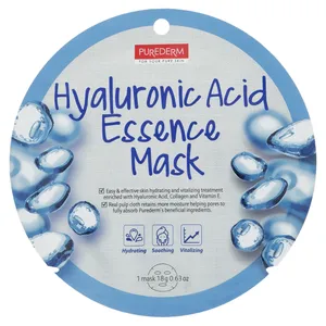 ماسک صورت پیوردرم مدل Hyaluronic Acid مقدار 18 گرم