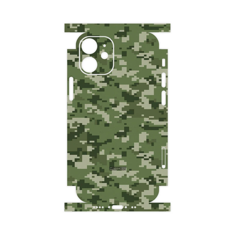 برچسب پوششی ماهوت مدل Army-Green-Pixel-FullSkin مناسب برای گوشی موبایل اپل iPhone 12 mini