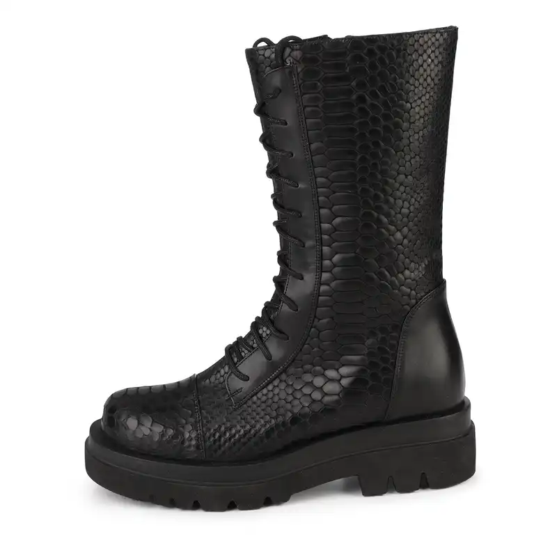 بوت زنانه چرم مشهد مدل J2572-001