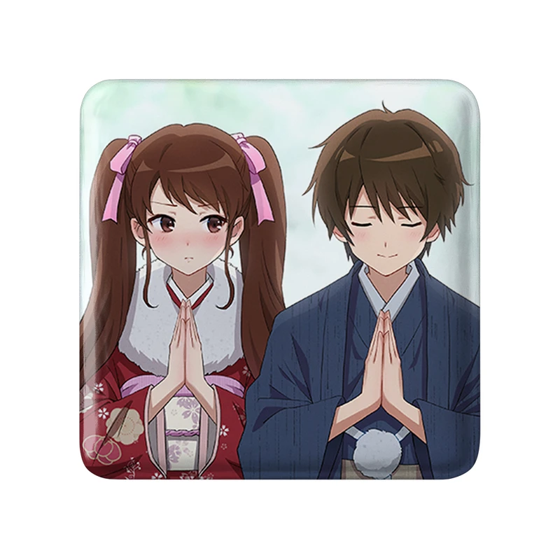 پیکسل خندالو طرح ایزومی و کوئیچی انیمه دیگری مدل مربعی کد 32032