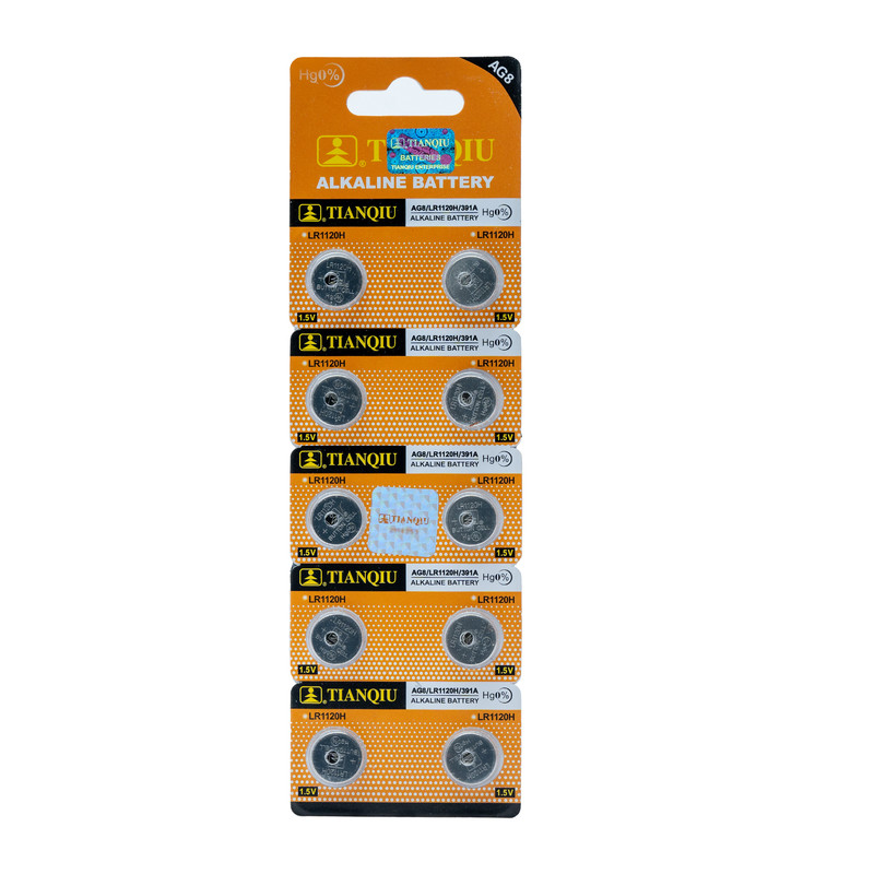 باتری سکه ای تیانکیو مدل AG8 – LR1120H - Original  بسته 10 عددی
