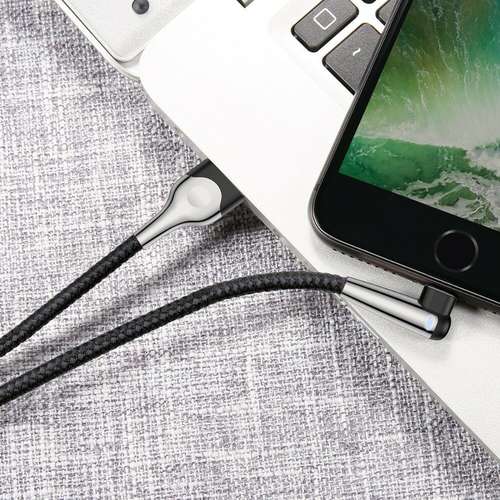کابل تبدیل USB به لایتنینگ باسئوس مدل SHARP-BIRD طول 1 متر