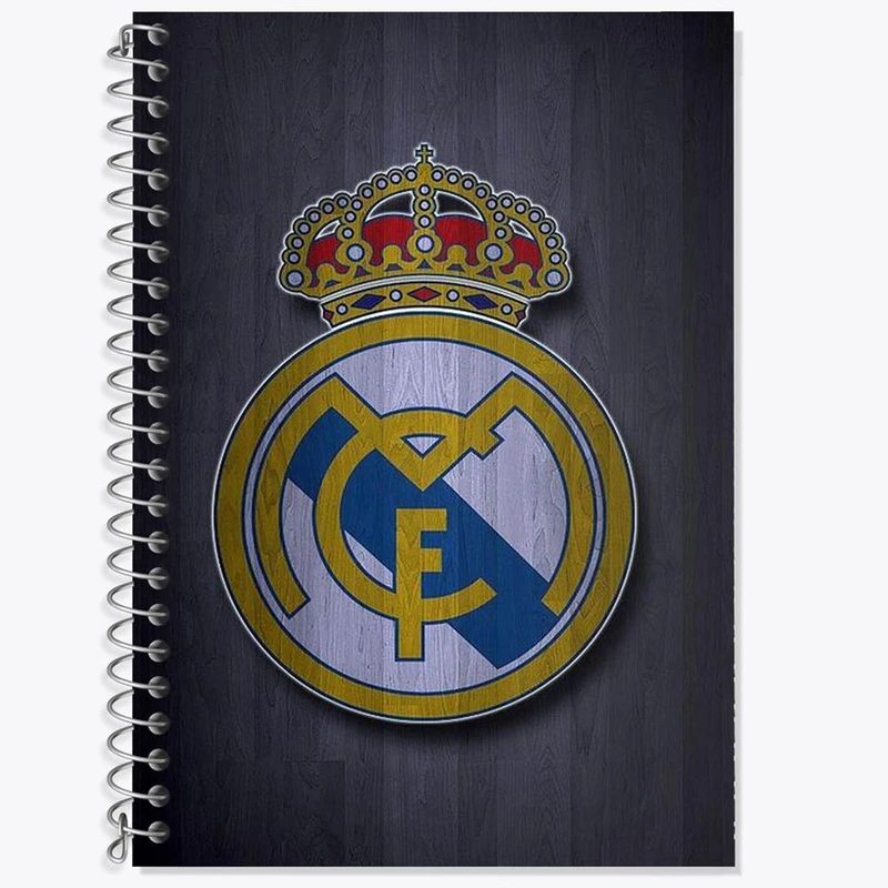 دفتر لغت 50 برگ خندالو مدل باشگاه رئال مادرید Real Madrid کد 1973
