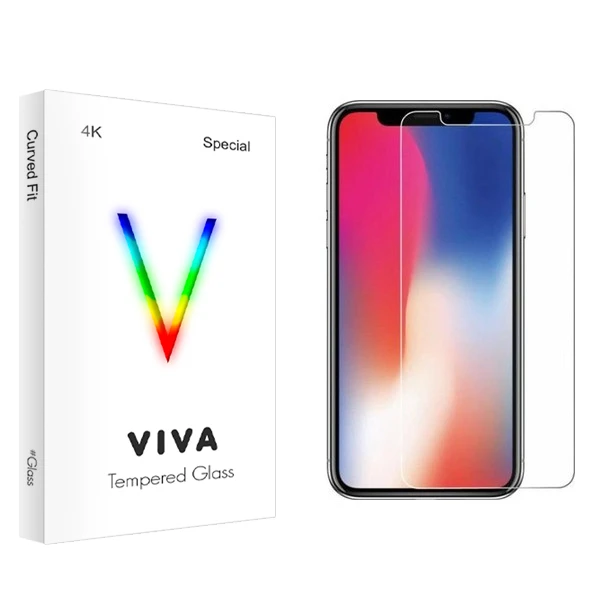 محافظ صفحه نمایش ویوا مدل 4K مناسب برای گوشی موبایل اپل iPhone X