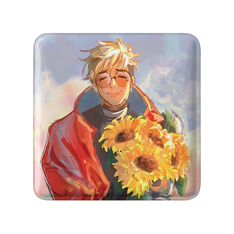 پیکسل خندالو طرح وش انیمه تریگان (Trigun) مدل مربعی کد 36222