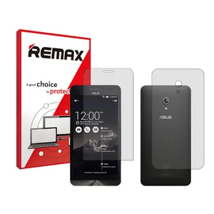 Remax Resistant model transparent screen protector suitable for Asus Zenfone 6 A600CG mobile phone along with the back protector