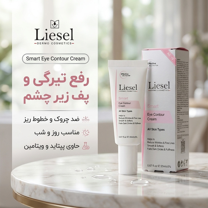 کرم دور چشم روز و شب لایسل مدل 2025 smart حجم 20 میلی لیتر