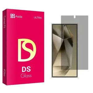 محافظ صفحه نمایش حریم شخصی آسدا مدل DS مناسب برای گوشی موبایل سامسونگ Galaxy S24 Ultra