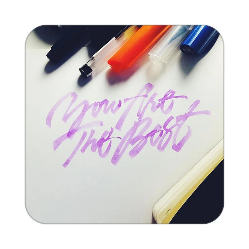 زیر لیوانی کاکتی طرح جملات انگیزشی و مثبت مدل mp24555