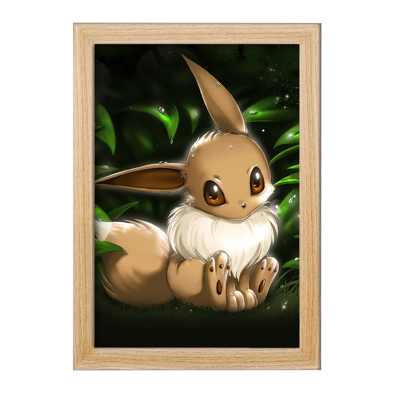 تابلو خندالو مدل ایو انیمه پوکمون  کد 17328