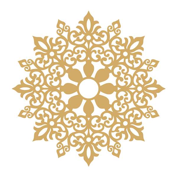 گل سقفی مدل 1301 سایز 59.5x59.5 سانتی متر