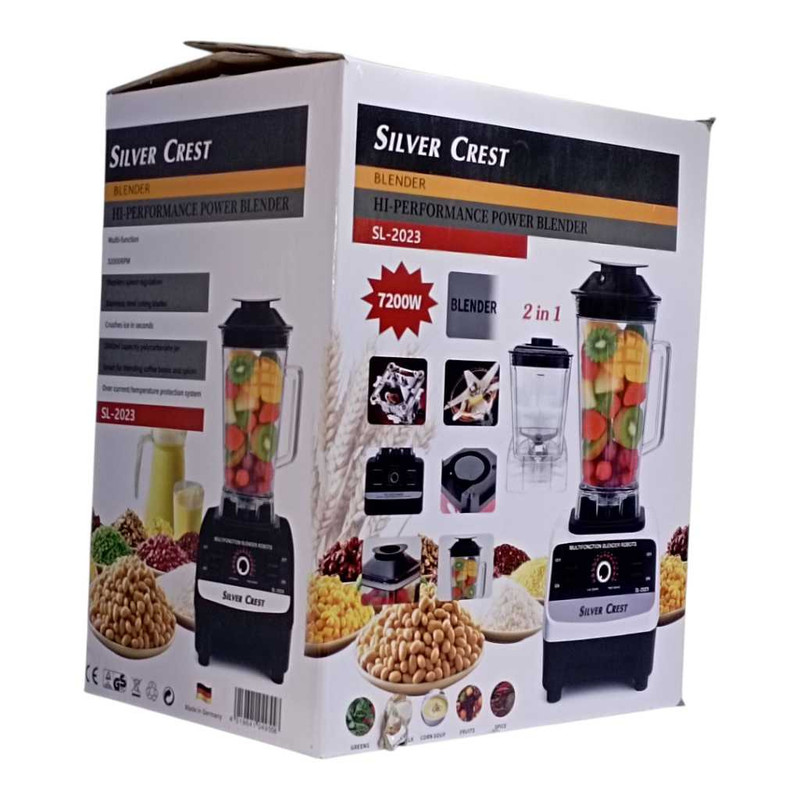 مخلوط کن و آسیاب کن 2 لیتری سیلورکرست مدل NEW 2023