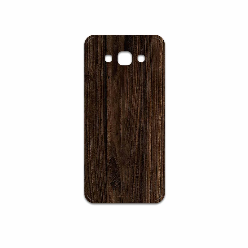 برچسب پوششی ماهوت مدل Dark Walnut Wood مناسب برای گوشی موبایل سامسونگ Galaxy A8 2018
