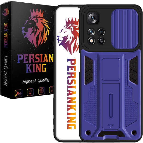 کاور پرشین کینگ مدل JTF22 مناسب برای گوشی موبایل شیائومی Redmi Note 11 5G / Poco M4 Pro 5G / Redmi Note 11T 5G