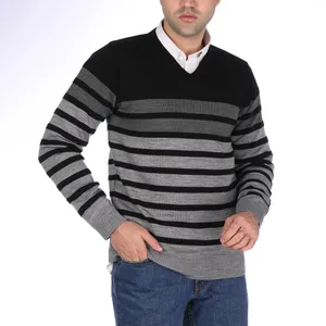 پلیور مردانه تریکو پاییزان مدل H700 یقه هفت