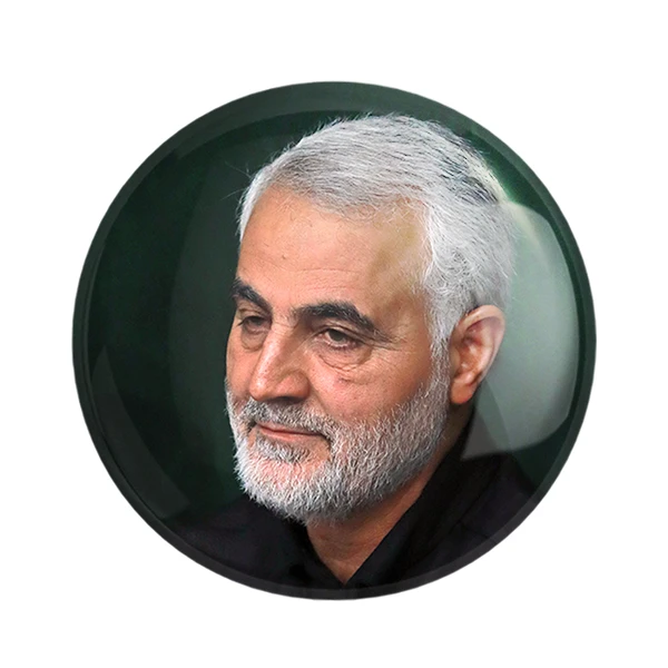 مگنت خندالو طرح سردار قاسم سلیمانی کد 2620