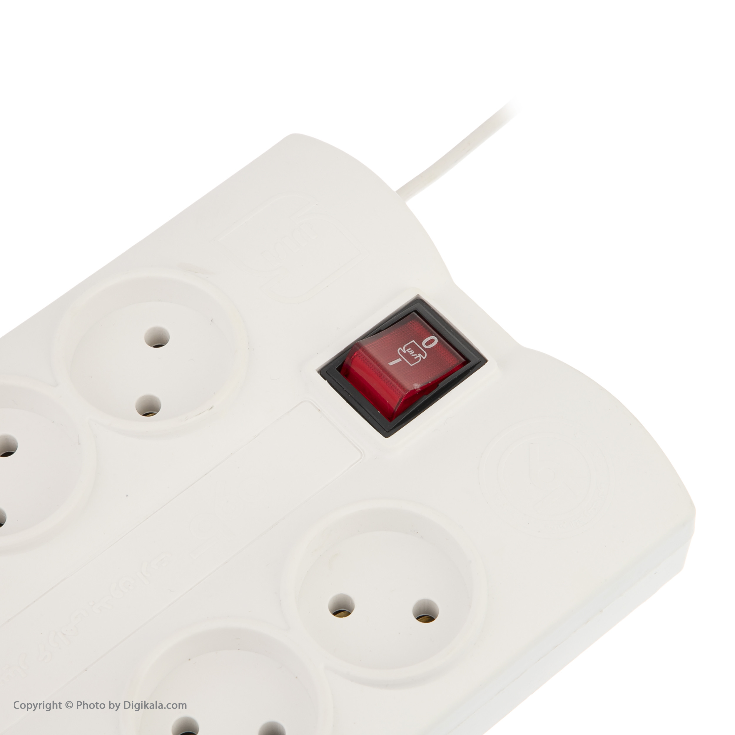 شش راهی برق کاوه مدل KV.6.TM.25M طول 25 متر