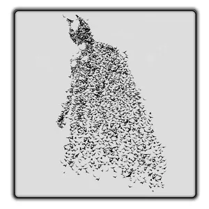 زیر لیوانی مدل Batman کد 002