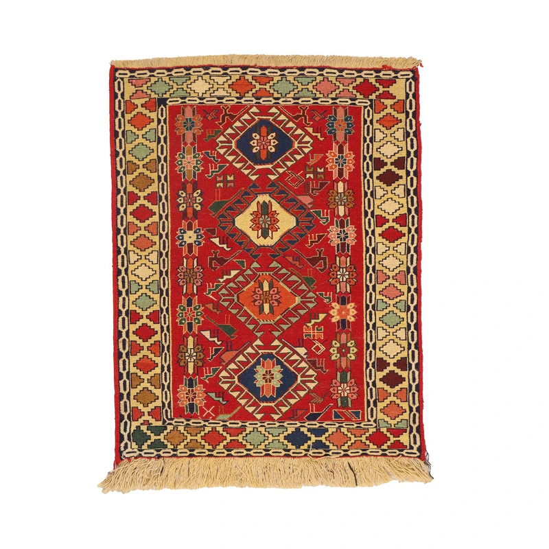 گلیم دستبافت یک متری مدل ورنی کد4041172