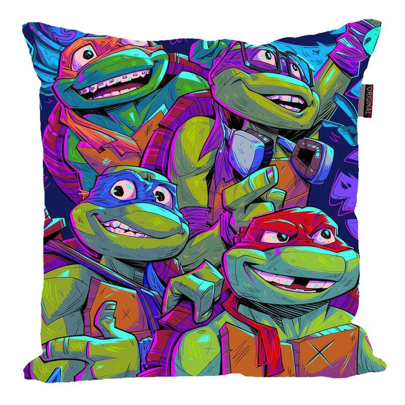 کوسن کودک مدل لاک پشت های نینجا Ninja Turtles کد KO391 کوسن کودک مدل لاک پشت های نینجا Ninja Turtles کد KO391