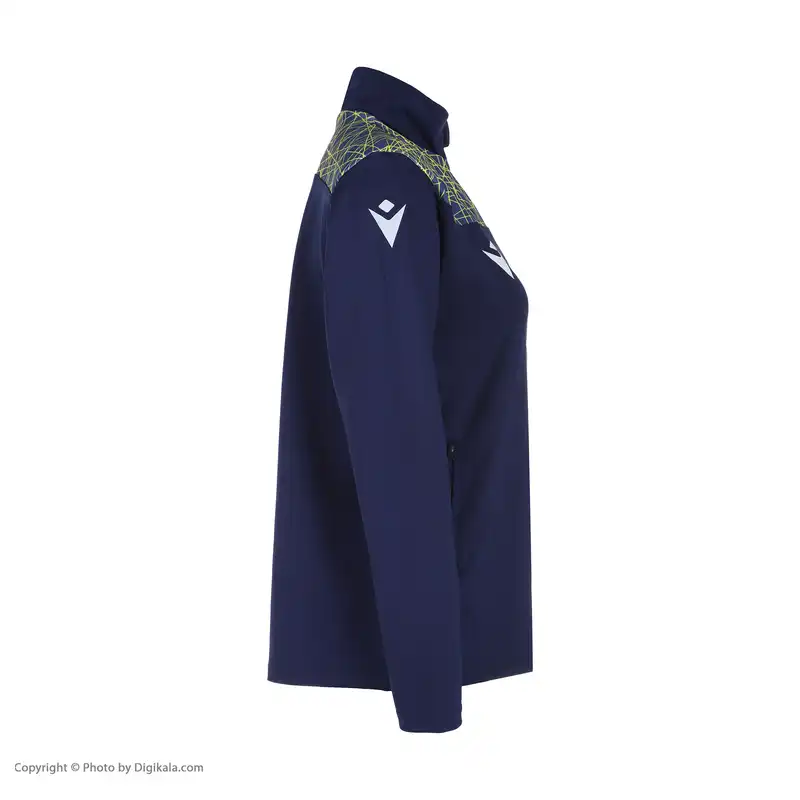 ست سویشرت و شلوار ورزشی زنانه مکرون مدل چندا پلاس رنگ سرمه ای